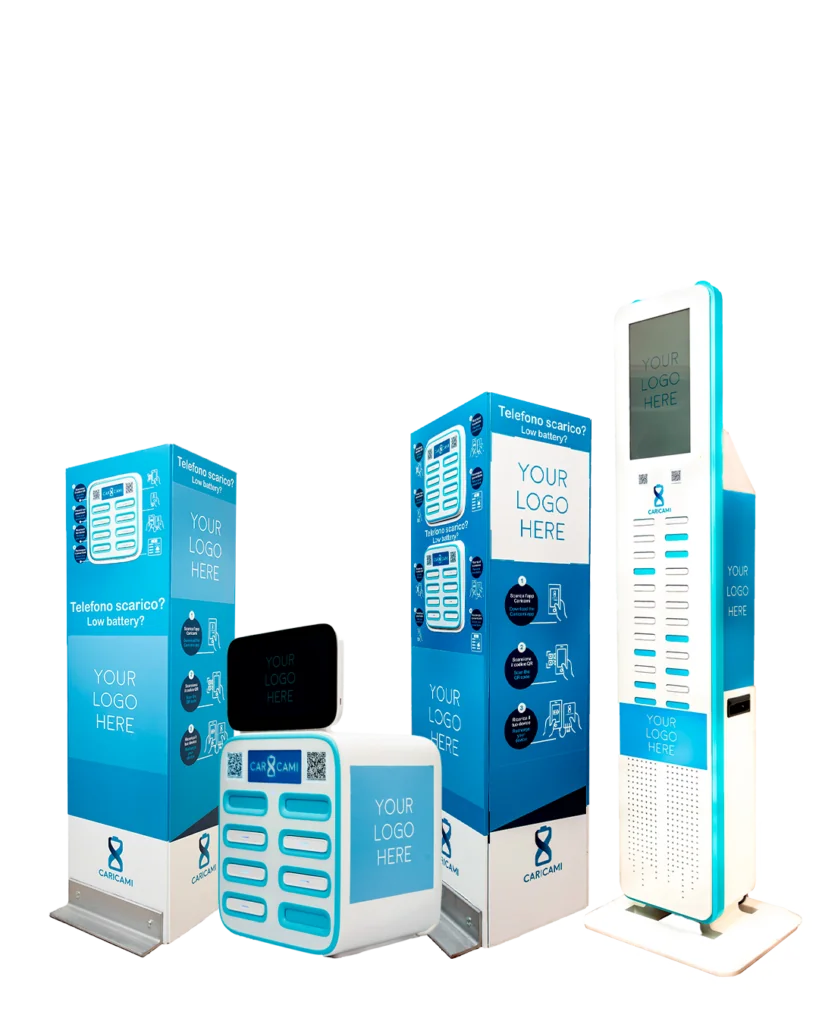 Stazioni e totem di ricarica cellulari Caricami